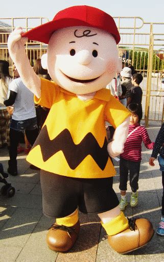 Charlie Brown mascot personification